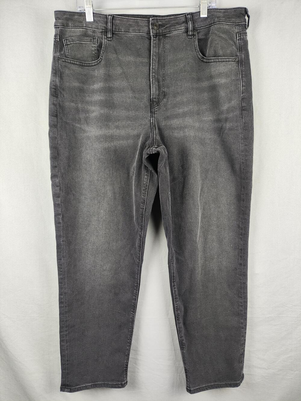 American Eagle Outfitters Jeans Womens 18 Gray High Rise Tapered Denim Stretch